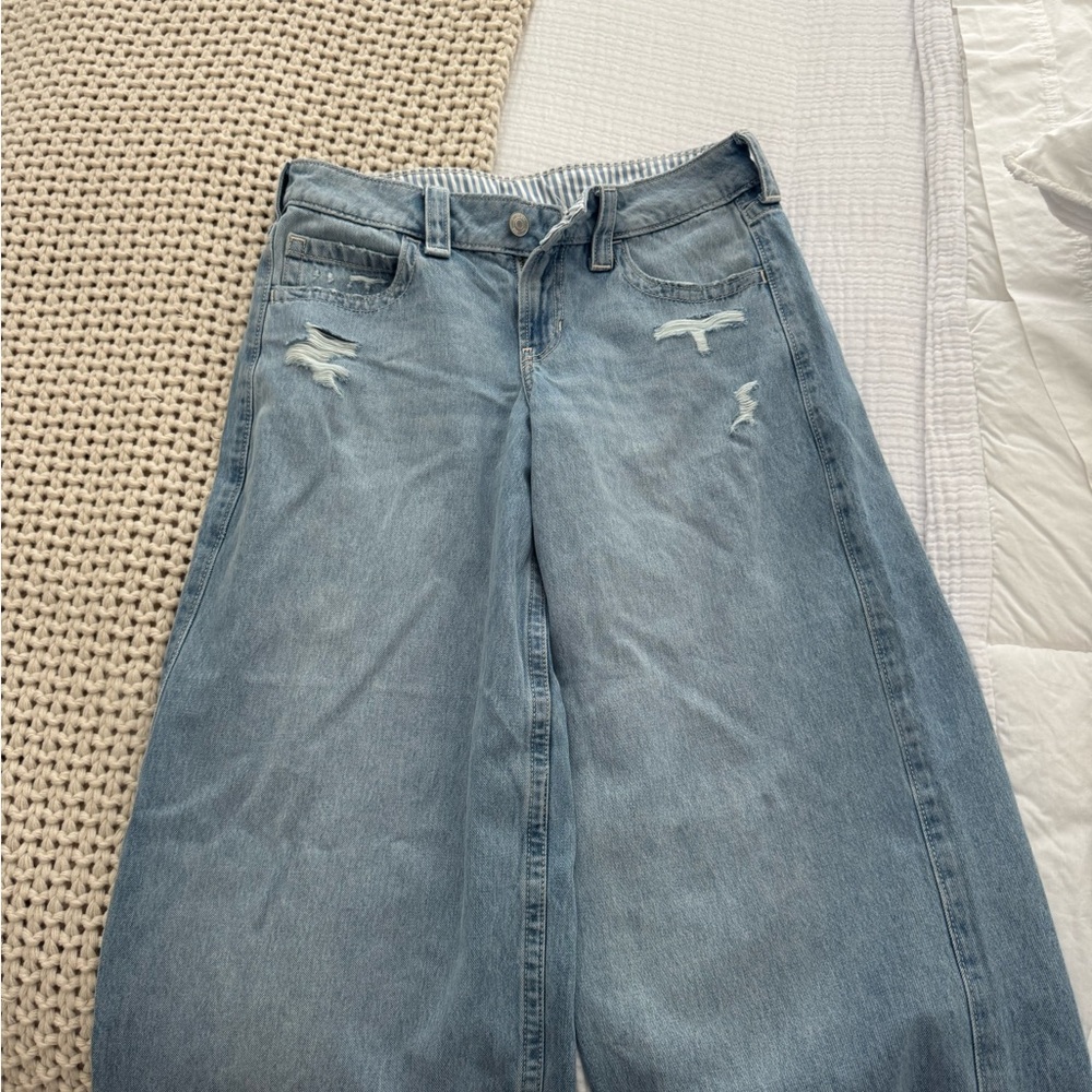 Hollister Light Blue baggy Jeans